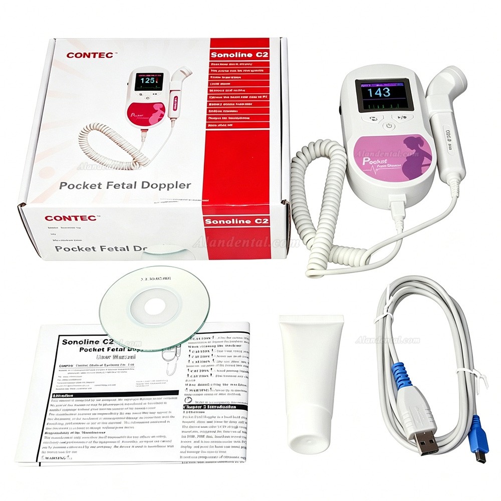 CONTEC Sonoline C2 Baby Sound Monitor Pocket Fetal Doppler
